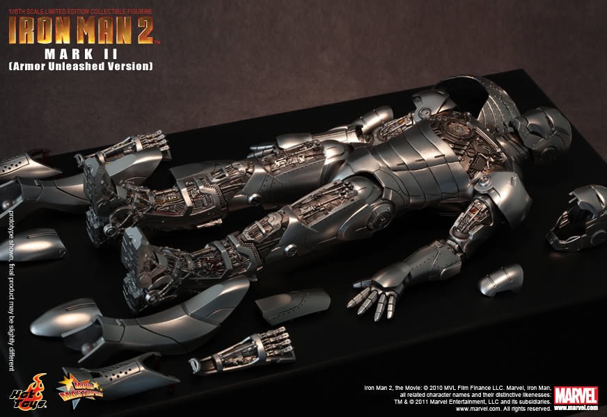 Hot Toys Iron Man 2 - Mark II (Armor Unleashed Version) Exclusive Edition MMS150