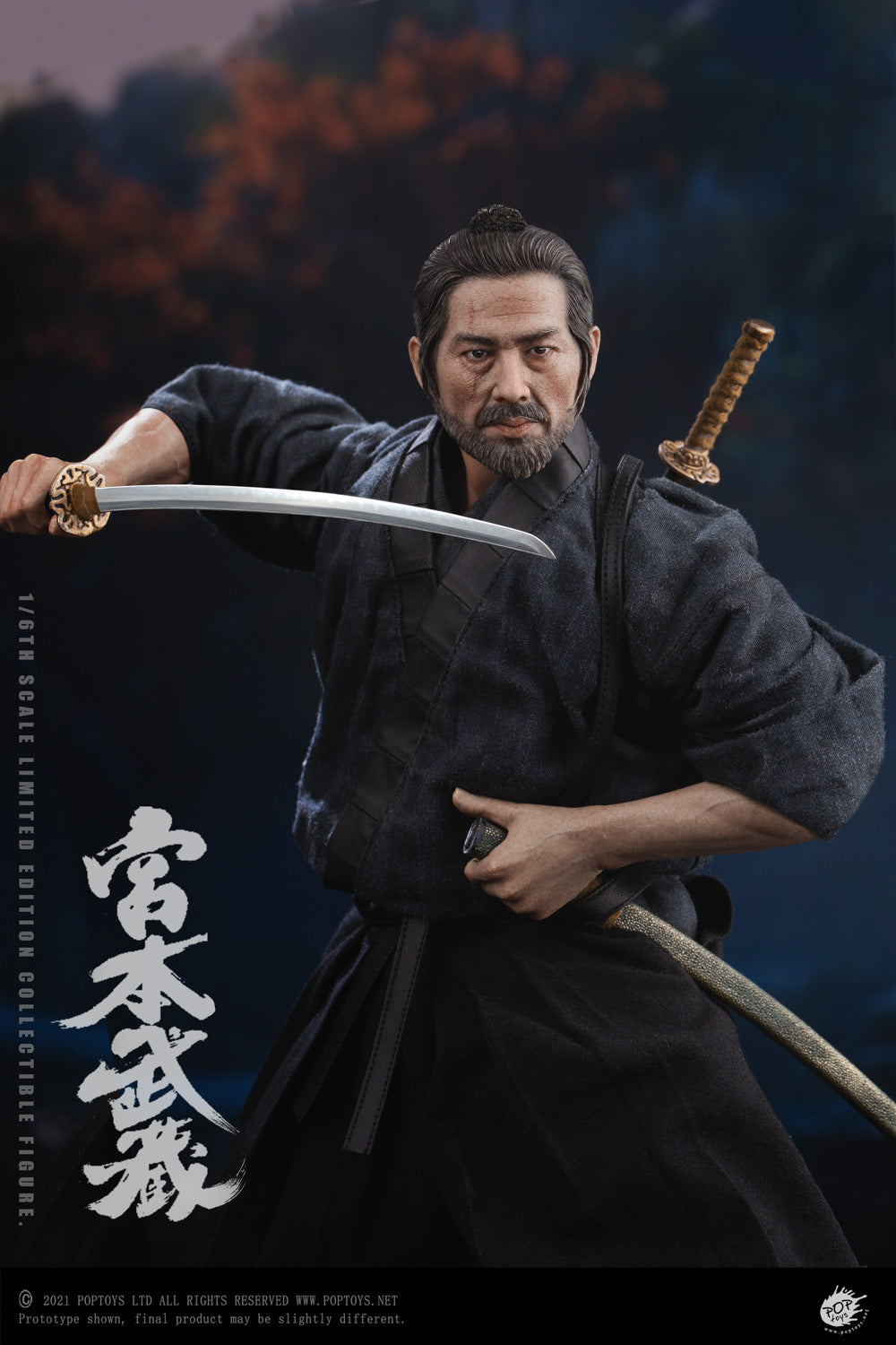 POPTOYS 1:6 Scale Miyamoto Musashi Action Figure