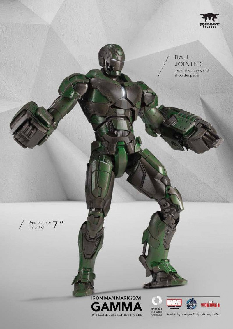 Comicave Studios 1:12 Scale Iron Man Mark XXVI - Gamma Collectible Figure