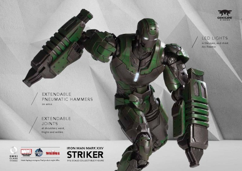 Comicave Studios 1:12 Scale Iron Man Mark XXVI - Gamma Collectible Figure