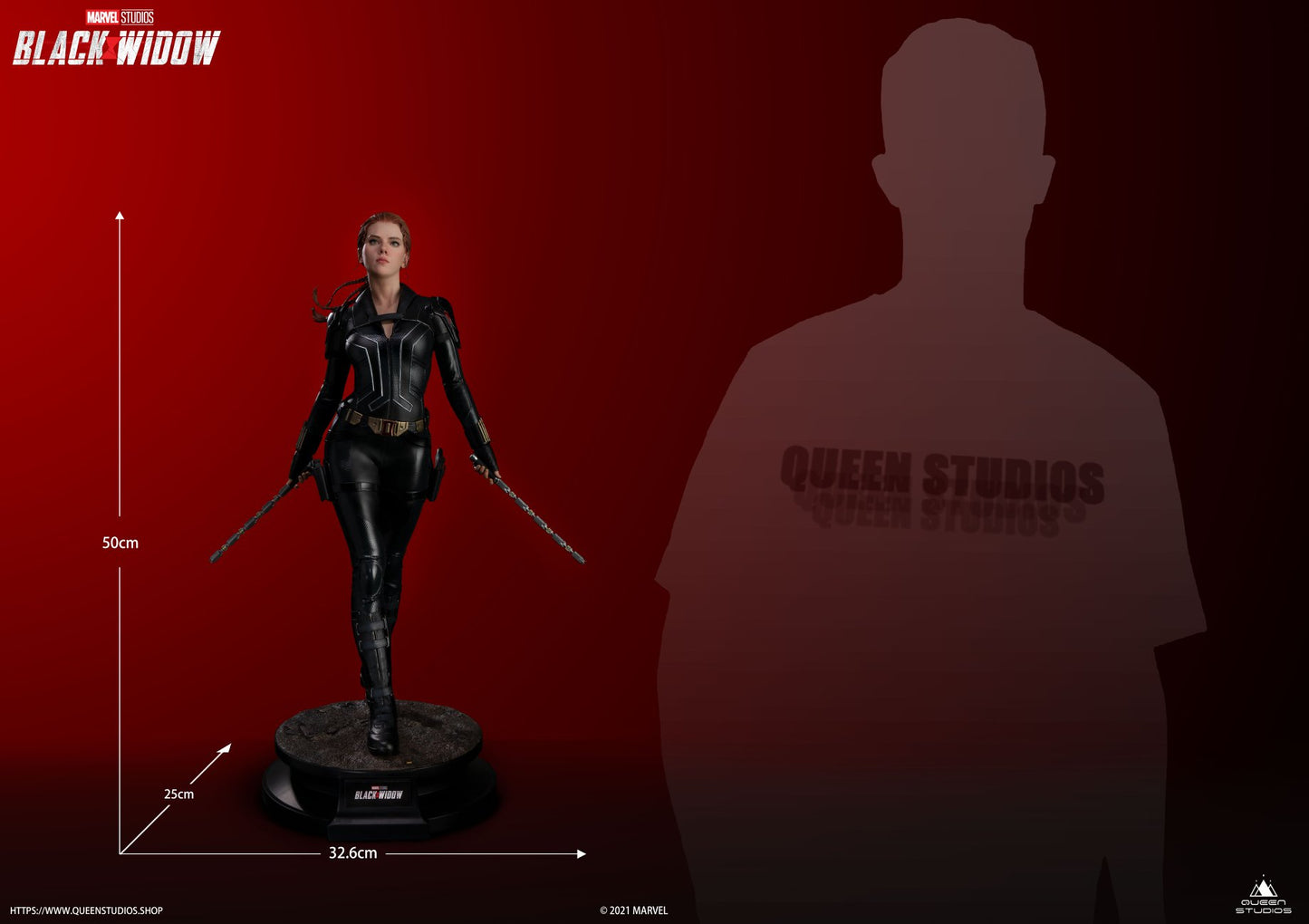 Queen Studios Black Widow 1:4 Scale Collectible Statue