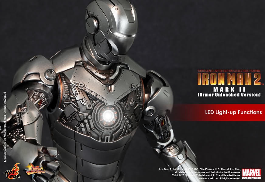 Hot Toys Iron Man 2 - Mark II (Armor Unleashed Version) Exclusive Edition MMS150