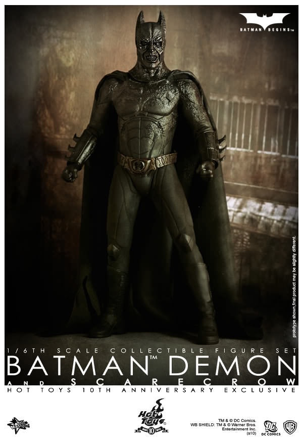 Hot Toys Batman Begins : Batman Demon &amp; Scararecrow MMS140