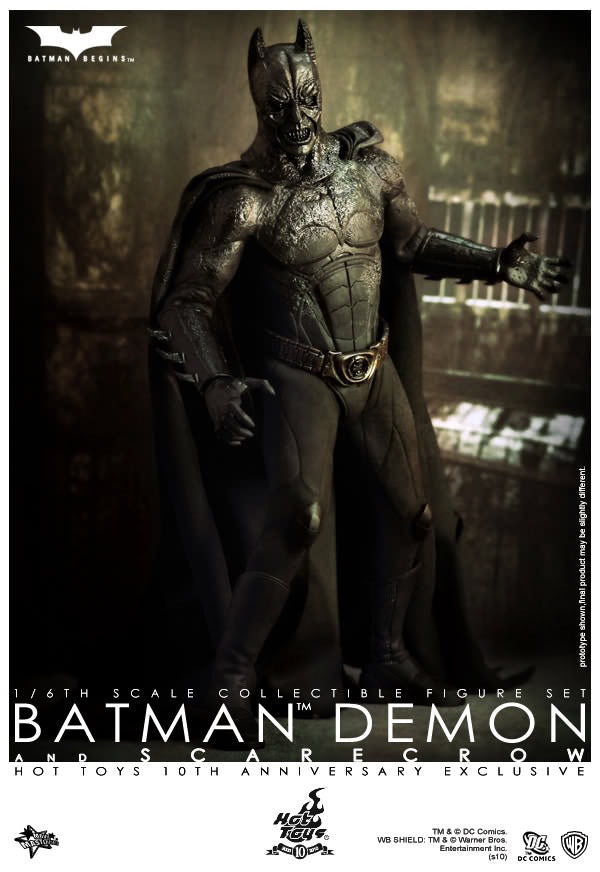 Hot Toys Batman Begins : Batman Demon &amp; Scararecrow MMS140