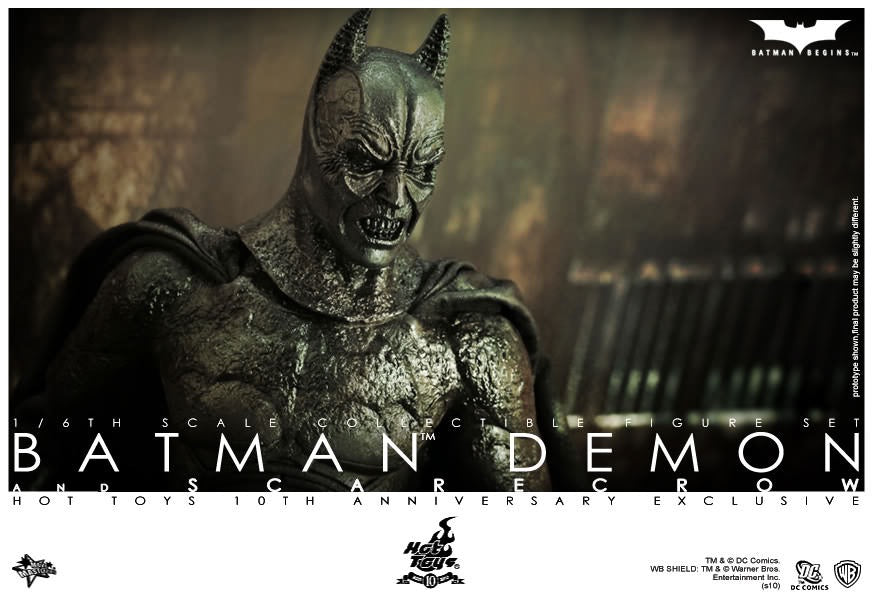 Hot Toys Batman Begins : Batman Demon &amp; Scararecrow MMS140