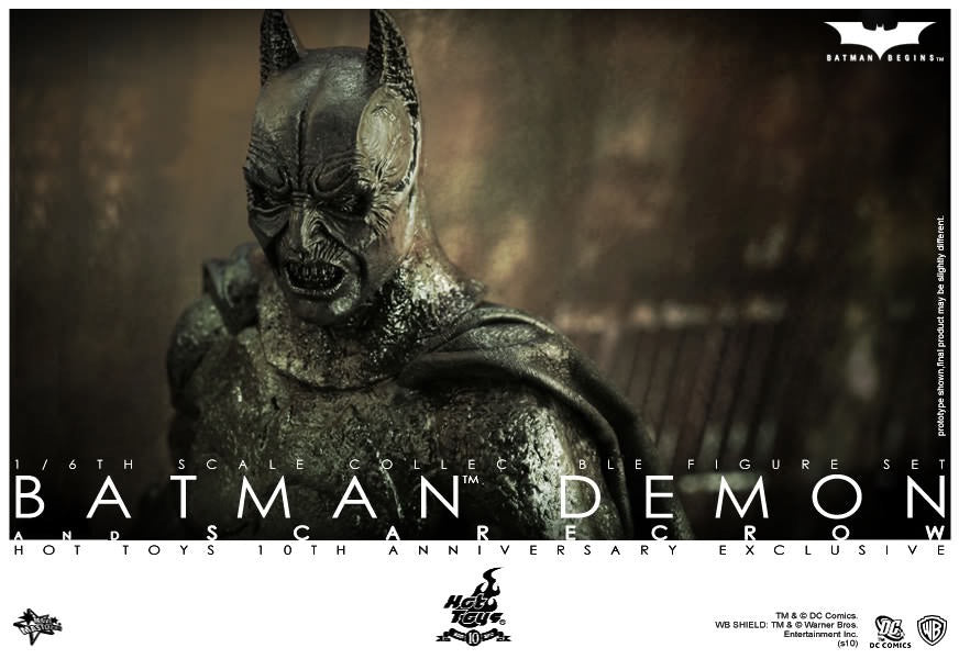 Hot Toys Batman Begins : Batman Demon &amp; Scararecrow MMS140