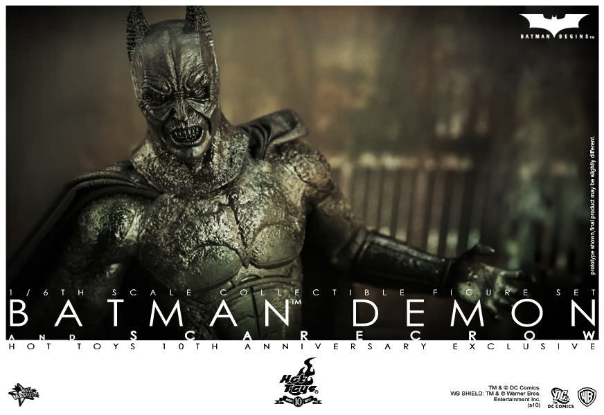 Hot Toys Batman Begins : Batman Demon &amp; Scararecrow MMS140