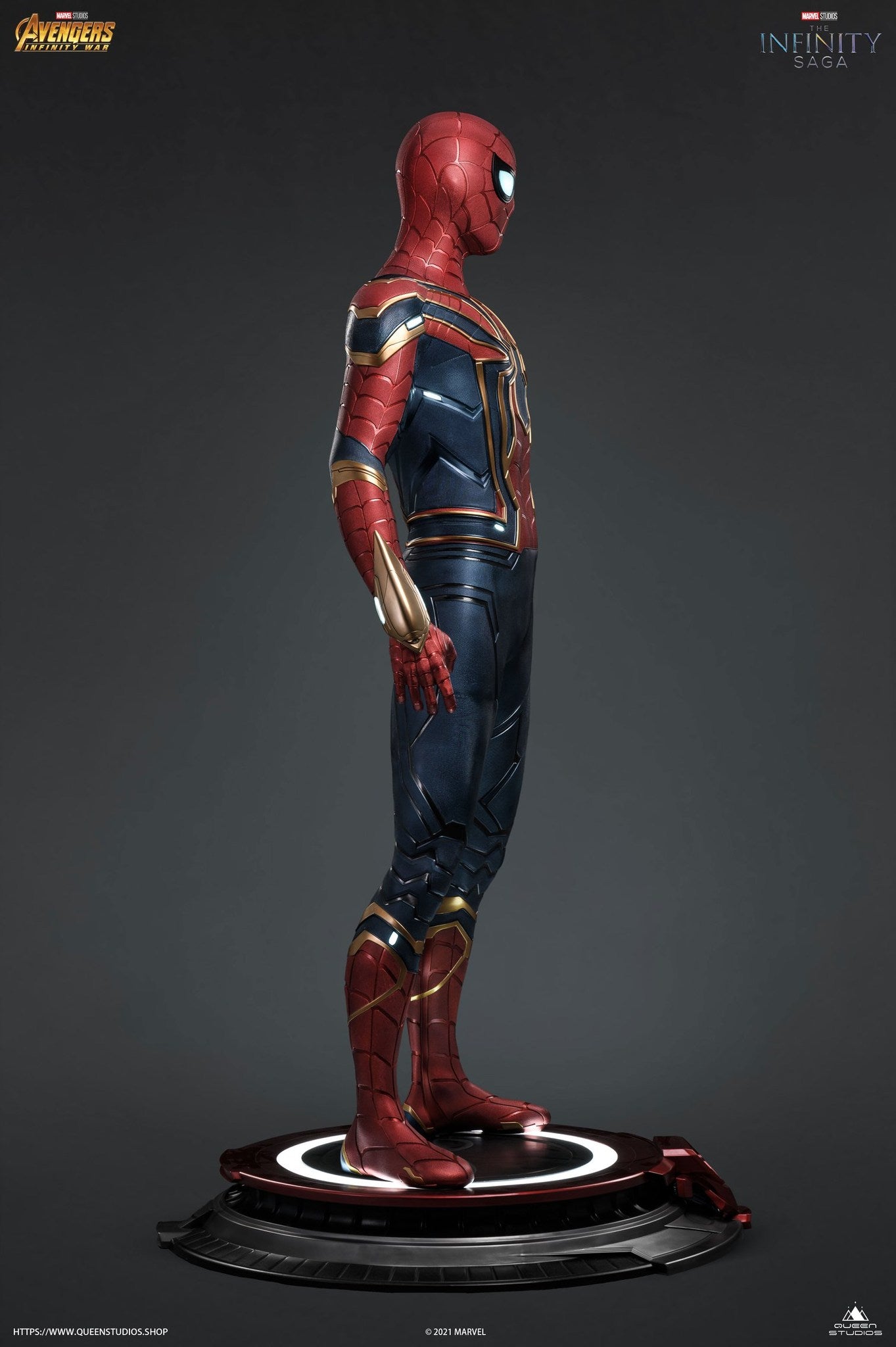 Queen Studios Iron Spider-Man 1/1 Life-size Statue