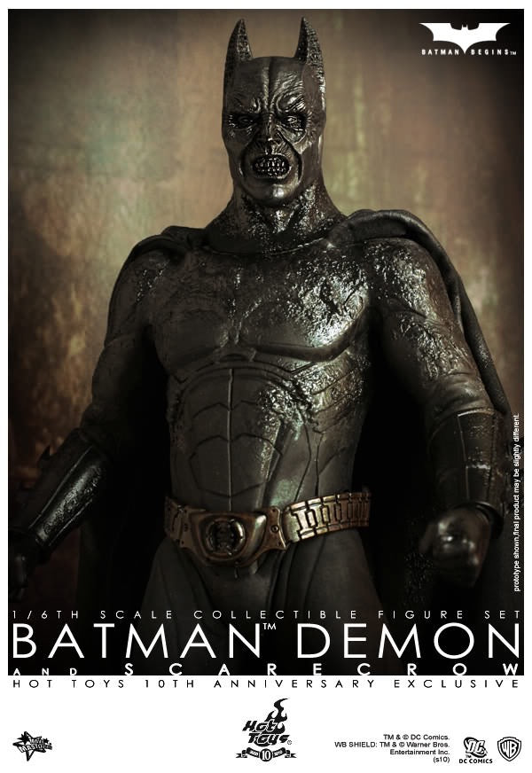 Hot Toys Batman Begins : Batman Demon &amp; Scararecrow MMS140