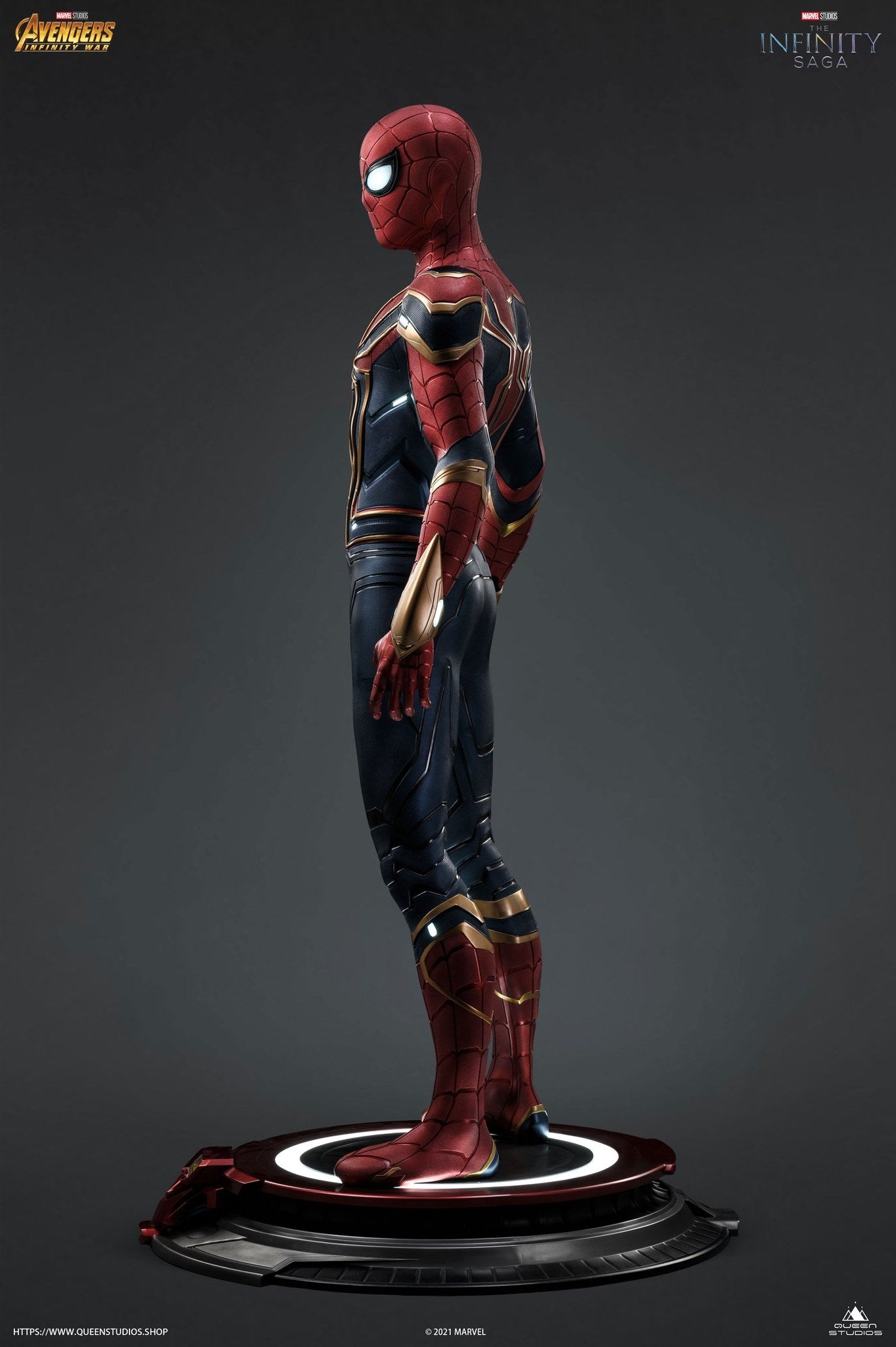 Queen Studios Iron Spider-Man 1/1 Life-size Statue