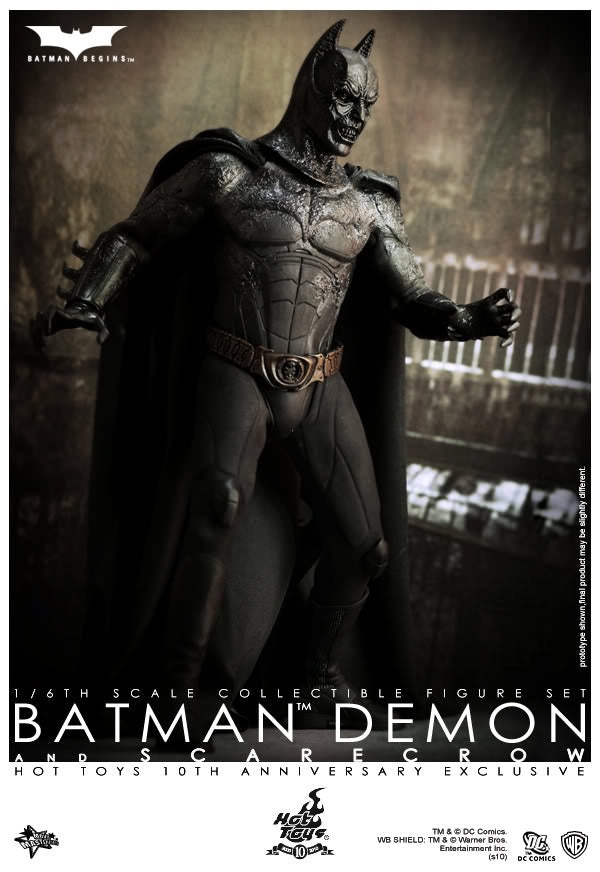 Hot Toys Batman Begins : Batman Demon &amp; Scararecrow MMS140