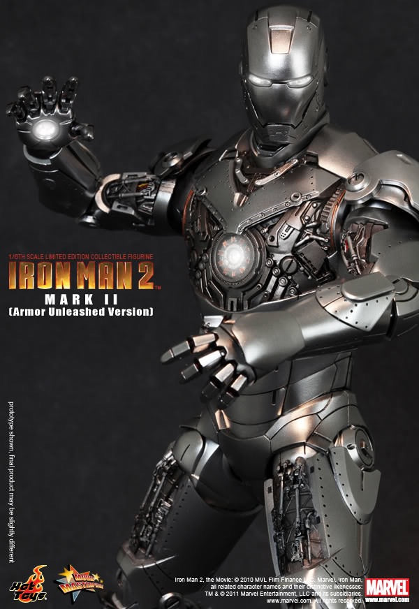 Hot Toys Iron Man 2 - Mark II (Armor Unleashed Version) Exclusive Edition MMS150