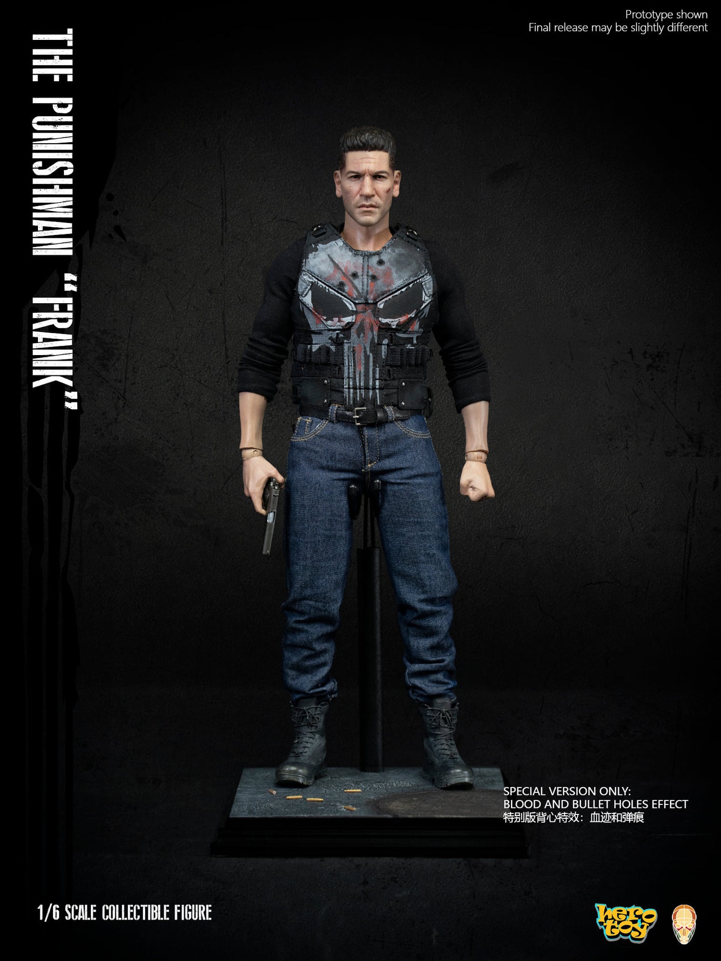 Hero Toys + Facepool The Punishman Frank  1:6 Scale Collectible Figure (Special Edition)