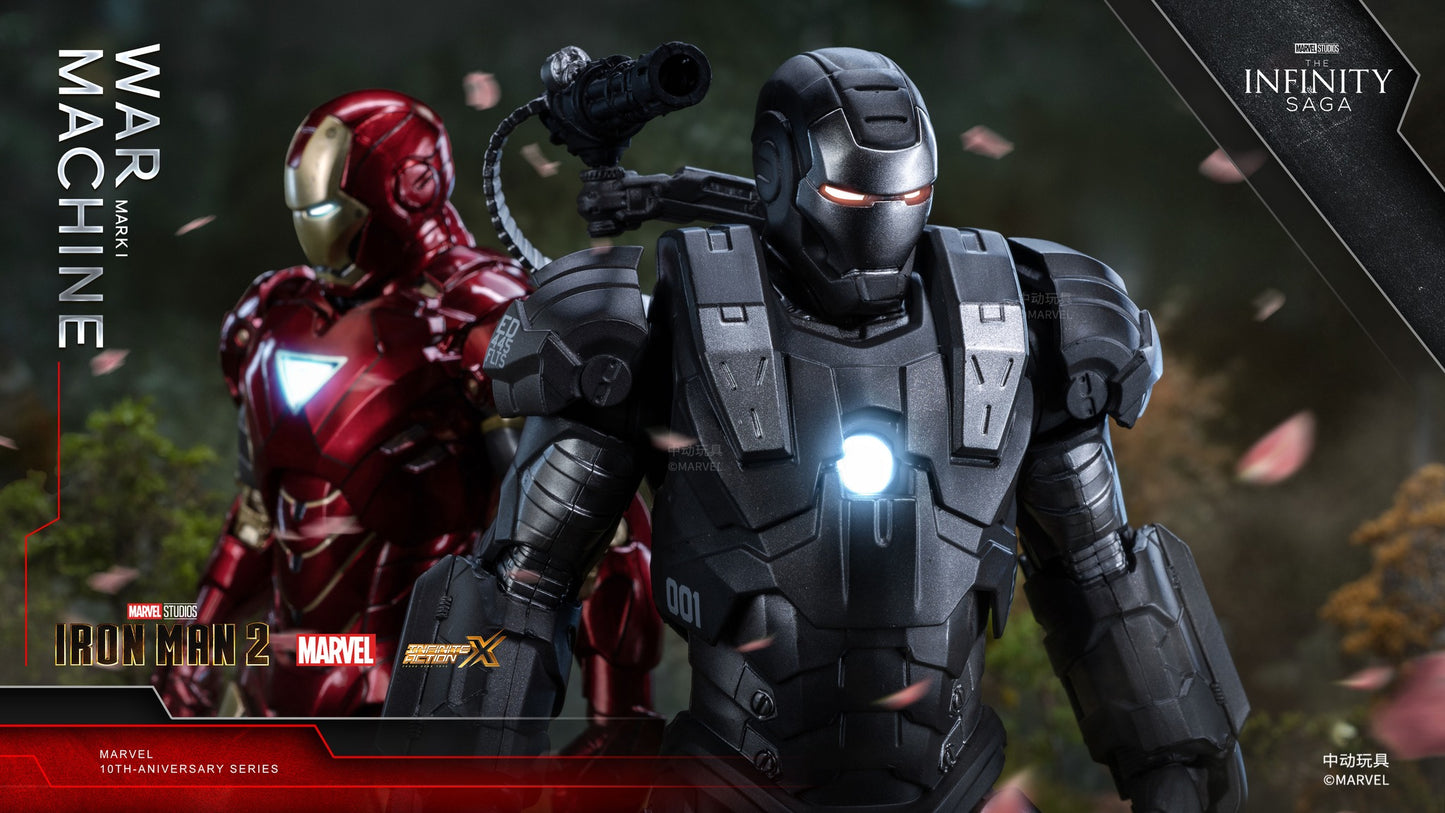 ZD Toys Iron Man II War Machine 1:10 Scale Collectible Figure ( No Light Up Function )