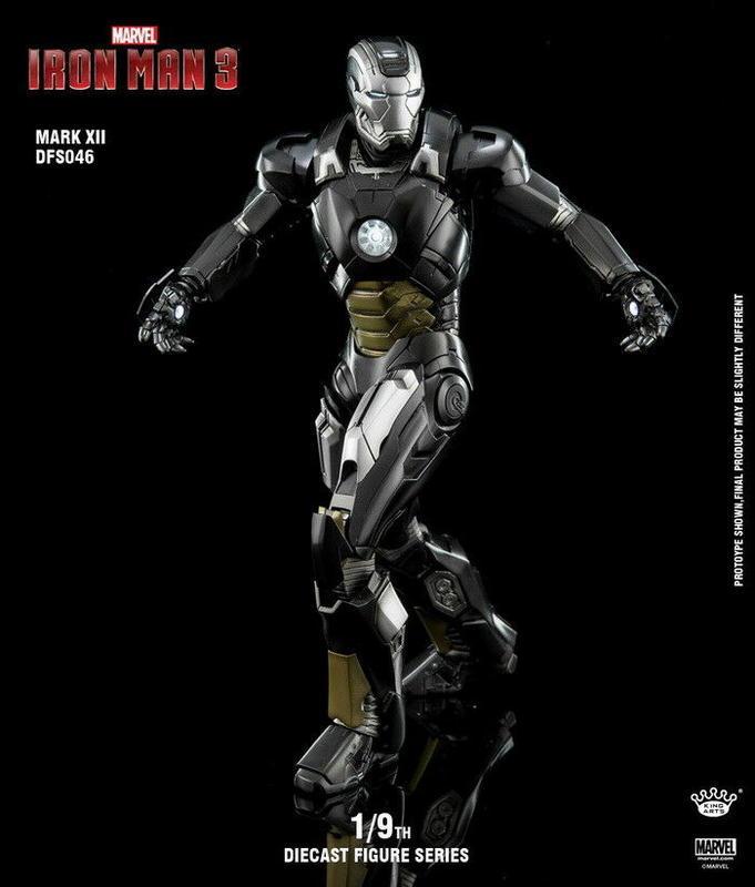 King Arts 1:9 Scale Iron Man Mark XII Collectible Figure