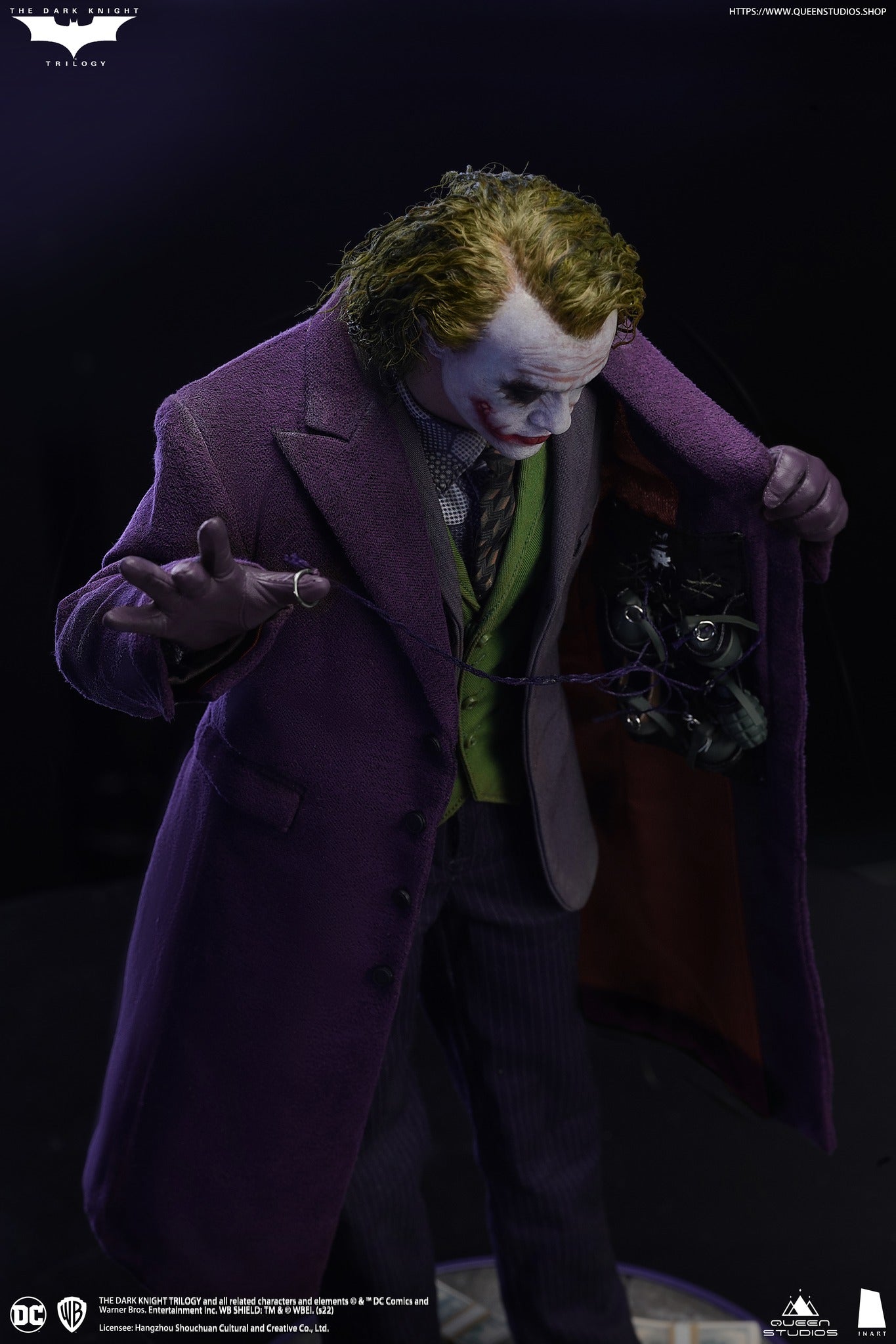 InArt The Dark Knight - The Joker 1/6th scale Collectible Figure (Deluxe Edition)