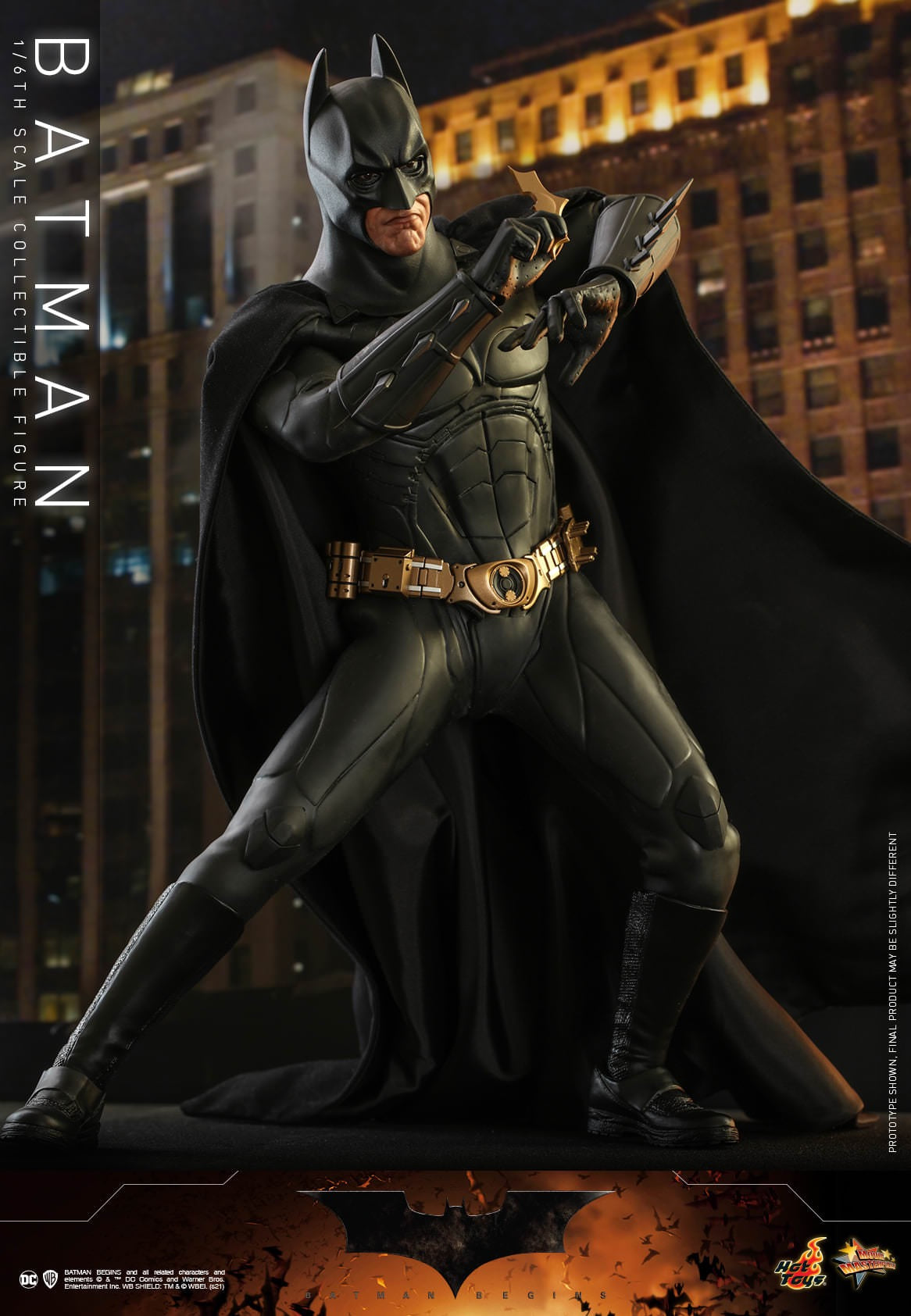 Hot Toys Batman Begins Batman 1/6th Scale Collectible Figure MMS595