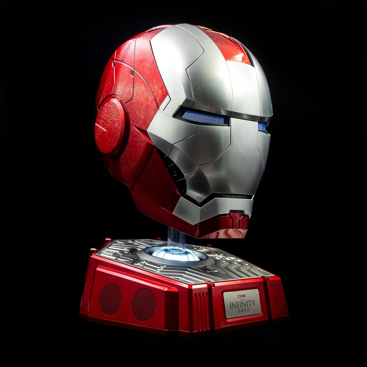 Killerbody Life Size Collectable—Iron Man Mark V Helmet With Bluetooth Speaker