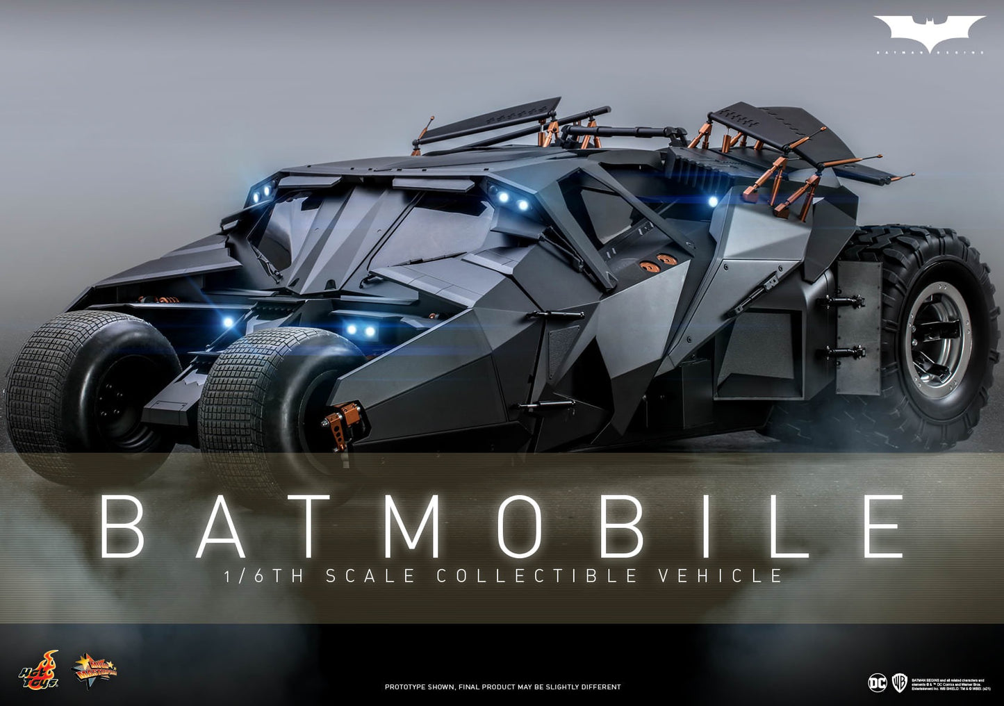 Hot Toys Batman Begins Batmobile 1:6 Scale Collectible Vehicle MMS596