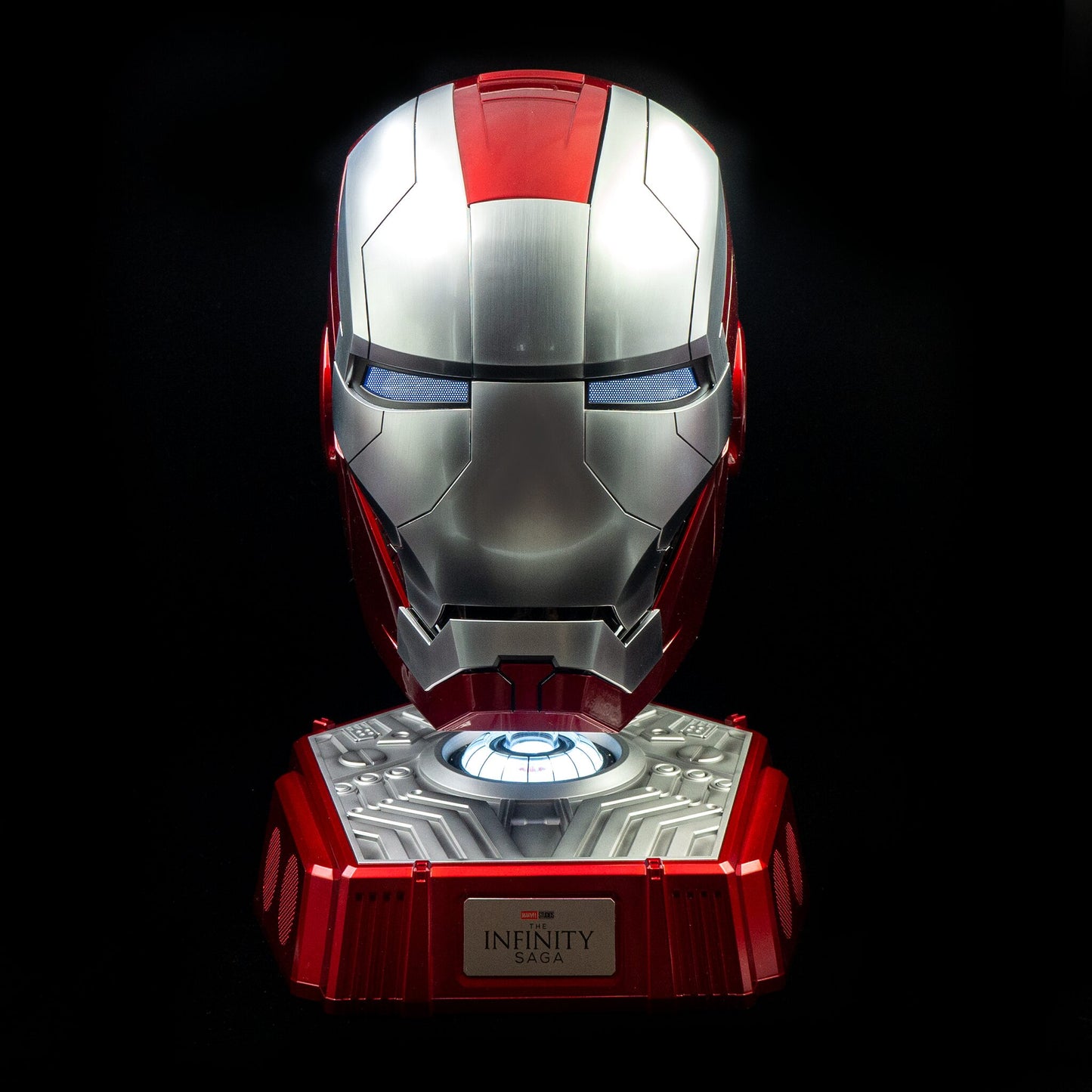 Killerbody Life Size Collectable—Iron Man Mark V Helmet With Bluetooth Speaker