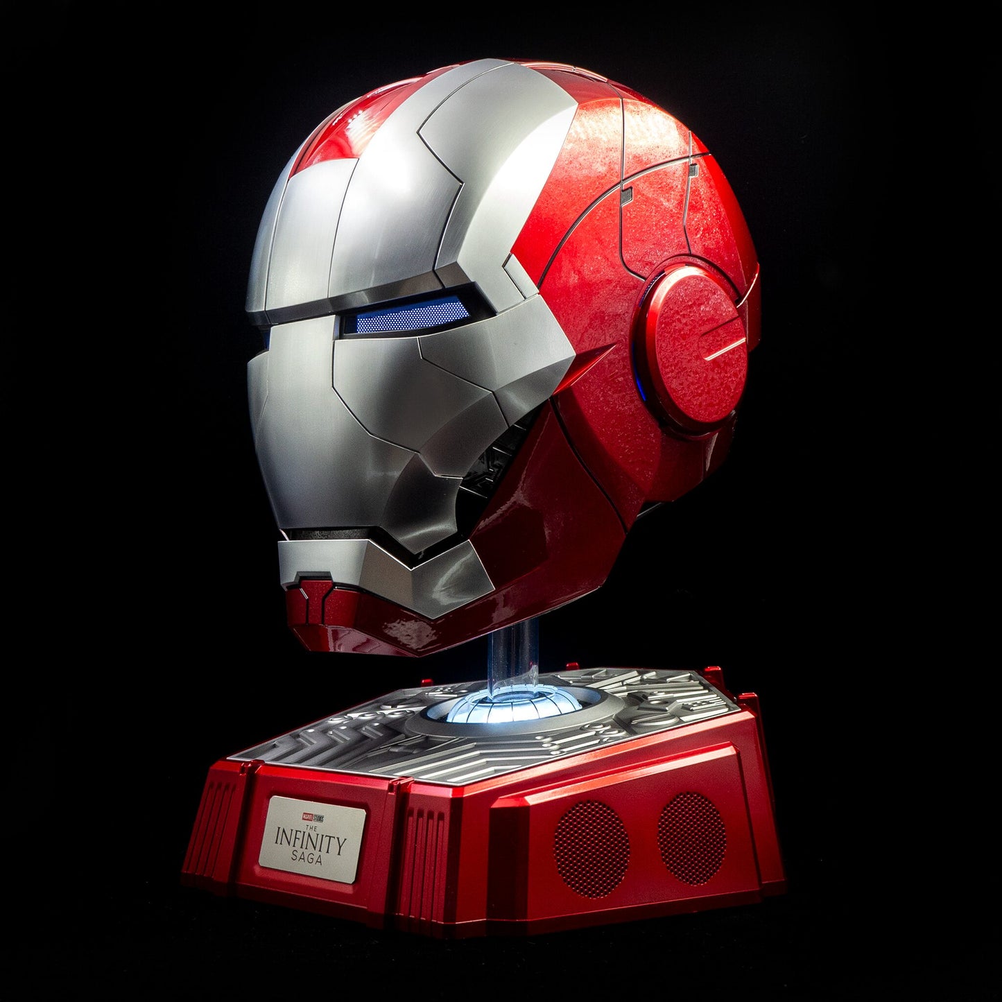 Killerbody Life Size Collectable—Iron Man Mark V Helmet With Bluetooth Speaker