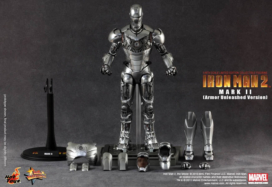 Hot Toys Iron Man 2 - Mark II (Armor Unleashed Version) Exclusive Edition MMS150