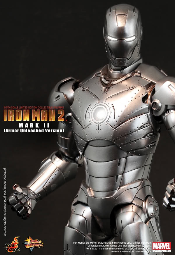 Hot Toys Iron Man 2 - Mark II (Armor Unleashed Version) Exclusive Edition MMS150