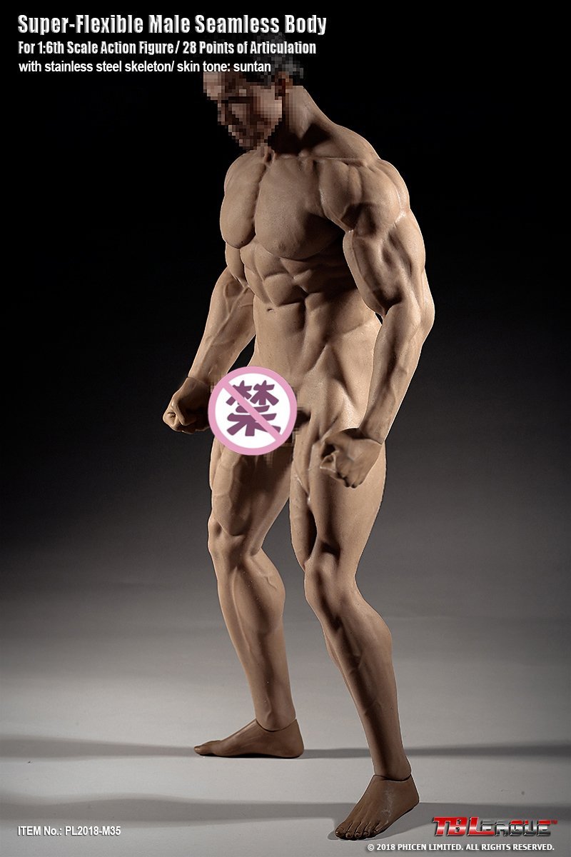 Phicen TBLeague M35 1/6th Scale Super Flexible Male Seamless Muscular Body