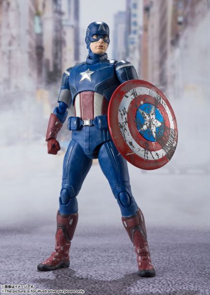 Bandai S.h.figuarts Captain America -《avengers Assemble》 Edition- (Avengers)