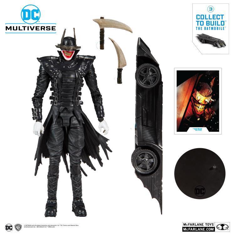 McFarlane Toys DC Multiverse Collector 7" Action Figure WV1 Batman Who Laughs (Build-A-Batmobile)