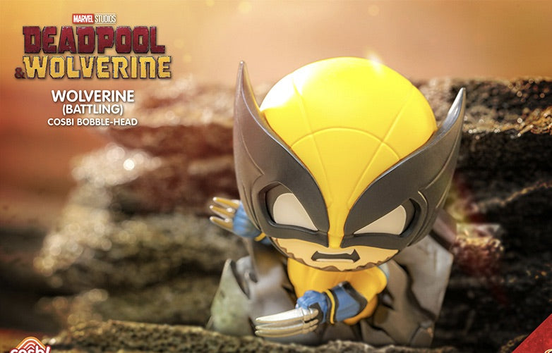 Hot Toys Deadpool &amp; Wolverine Cosbi Bobble-Head Collection CBX183