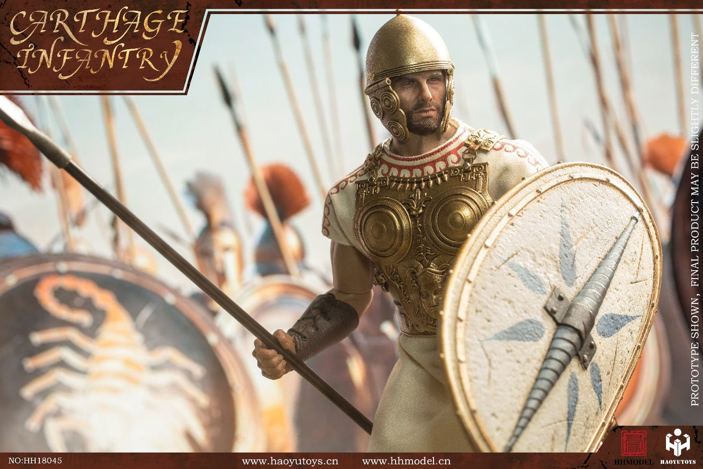 Hhmodel X Haoyutoys 1:6 Scale Empire Series-Carthage Infantry