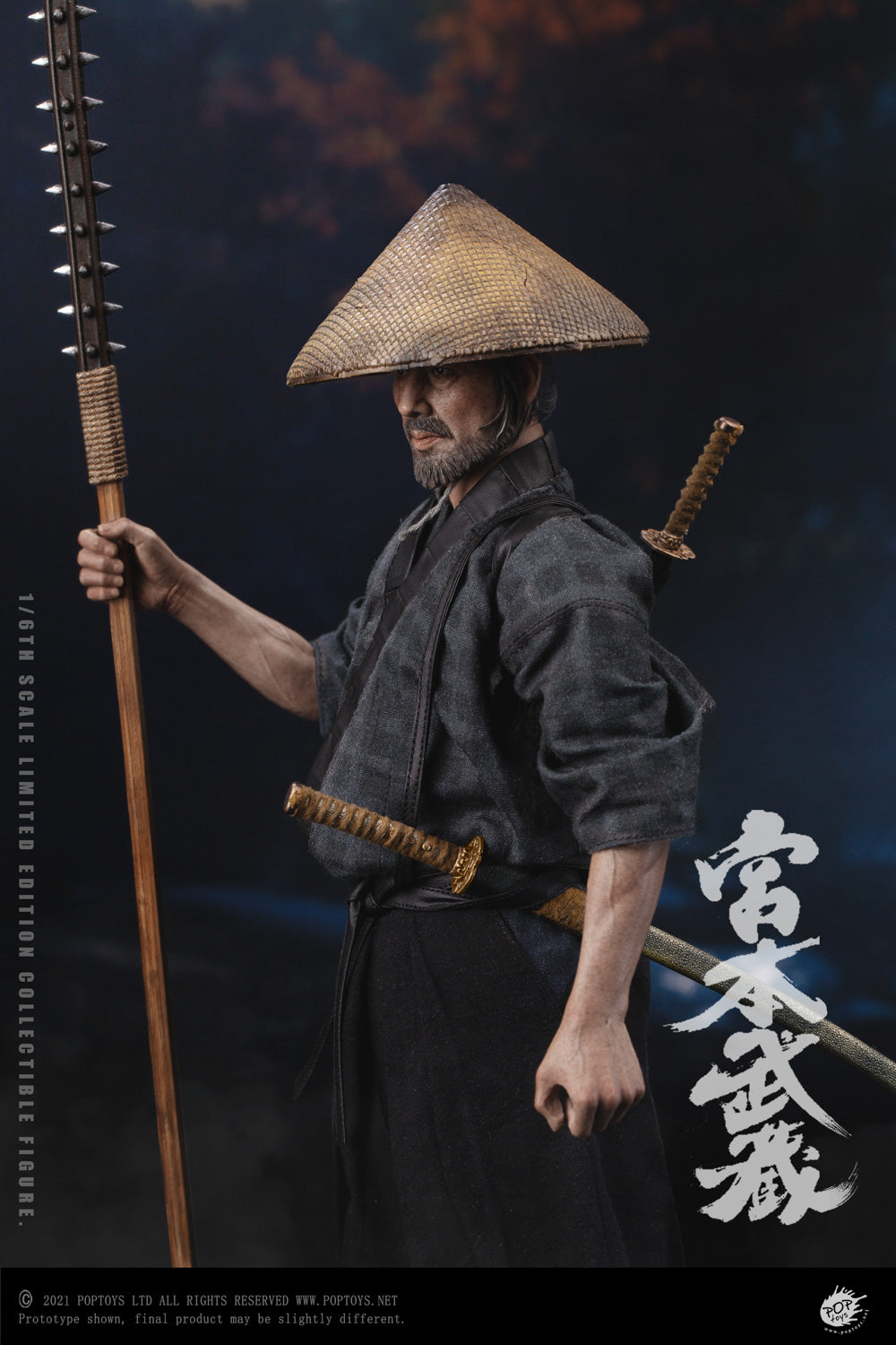 POPTOYS 1:6 Scale Miyamoto Musashi Action Figure