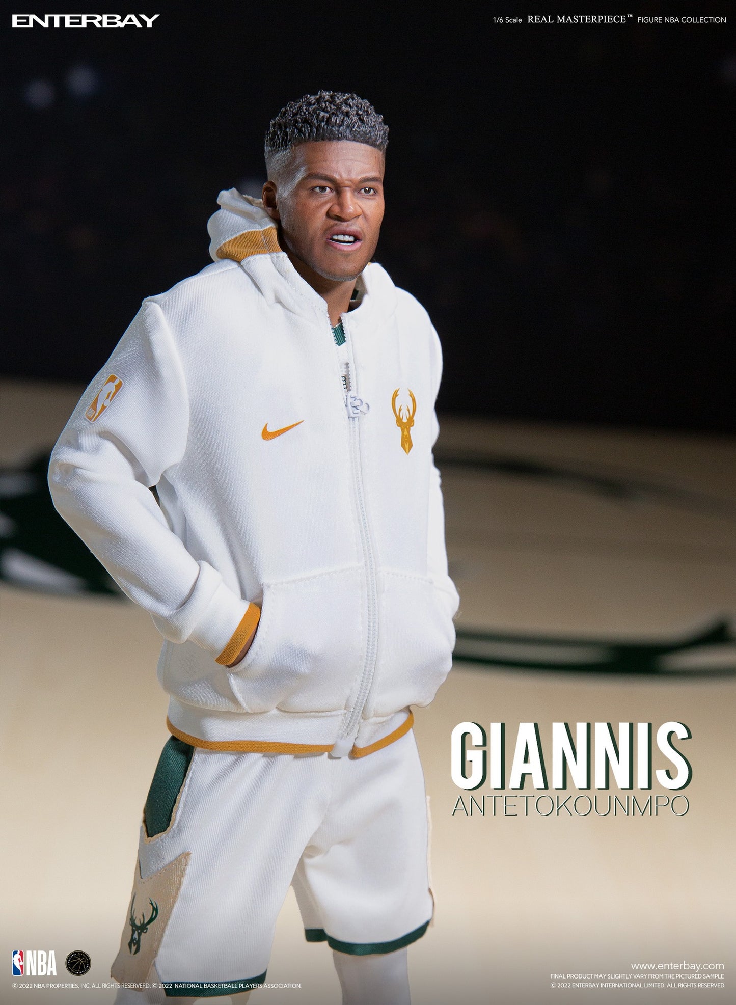 Enterbay Giannis Antetokounmpo  1:6 Scale Action Figure