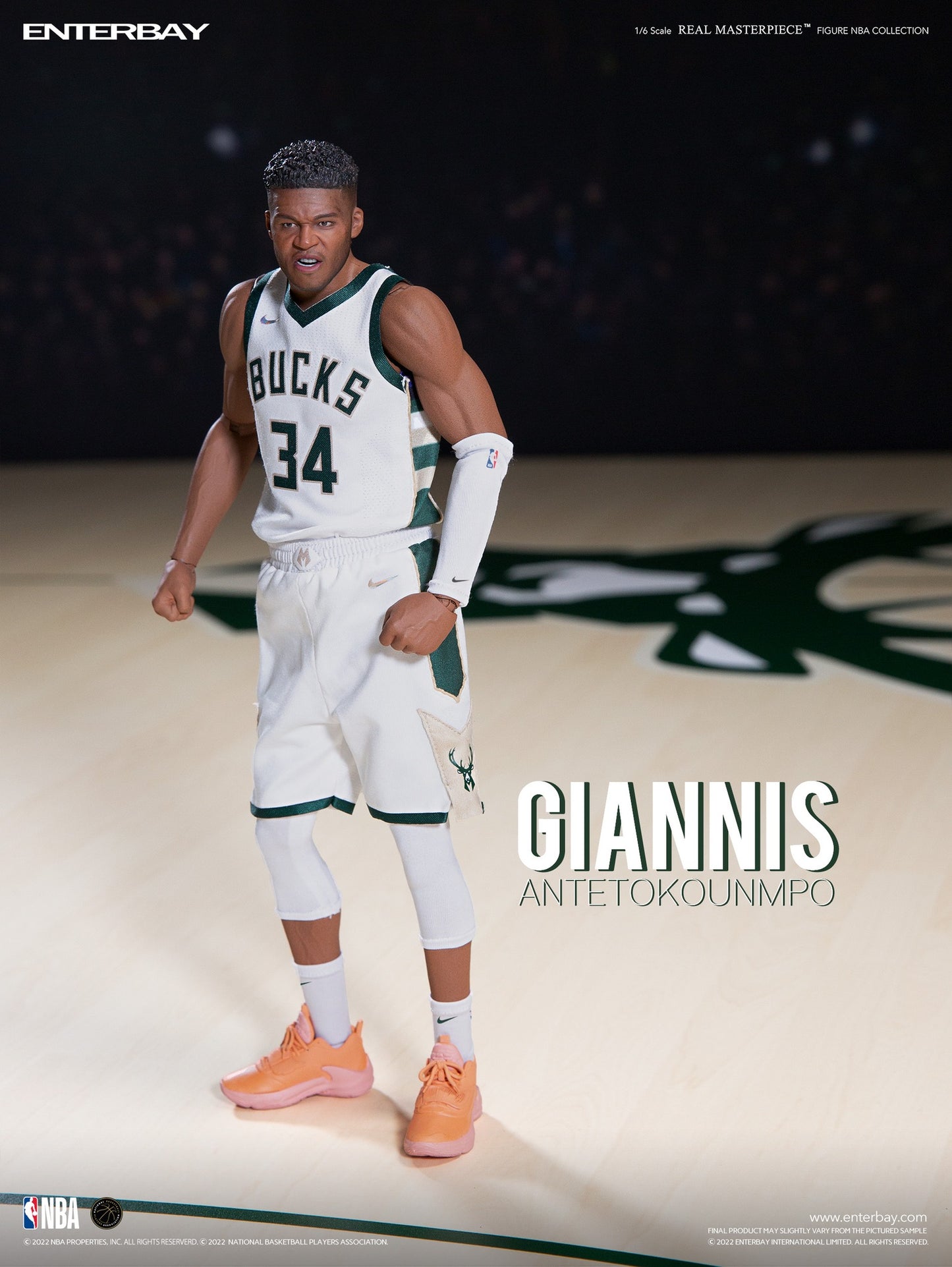 Enterbay Giannis Antetokounmpo  1:6 Scale Action Figure