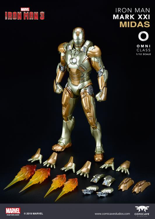 Comicave Studios 1:12 Scale Iron Man Mark XXI - Midas Collectible Figure