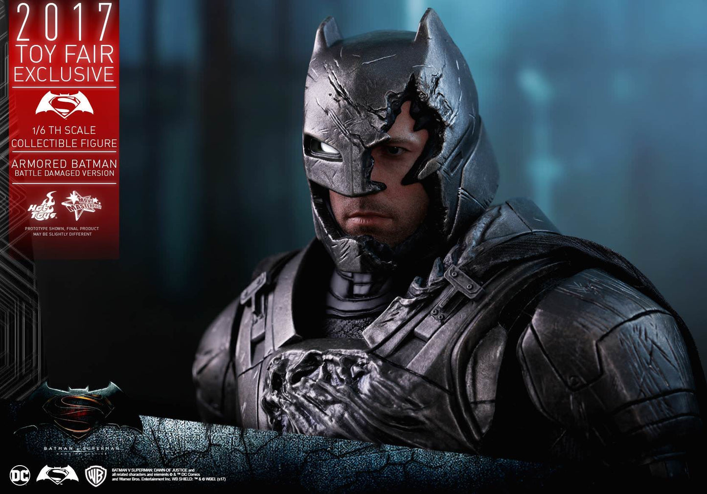 Hot Toys Batman v Superman: Dawn of Justice - Armored  (Battle Damaged Version) MMS417