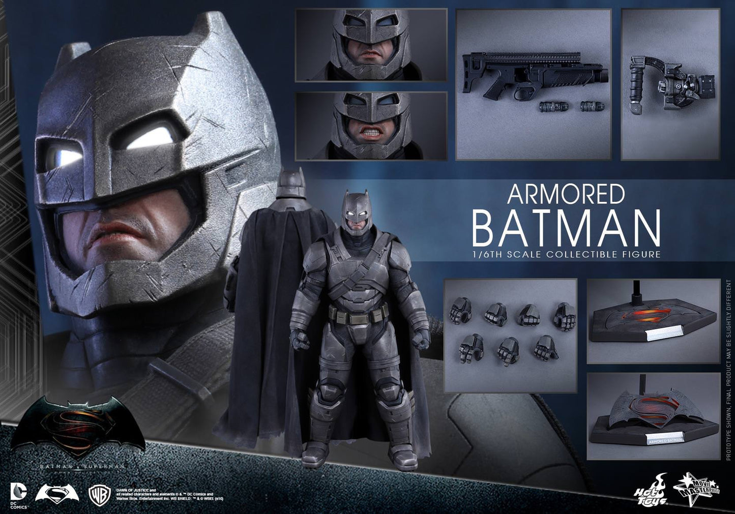 Hot Toys Batman v Superman: Dawn of Justice - Armored MMS349