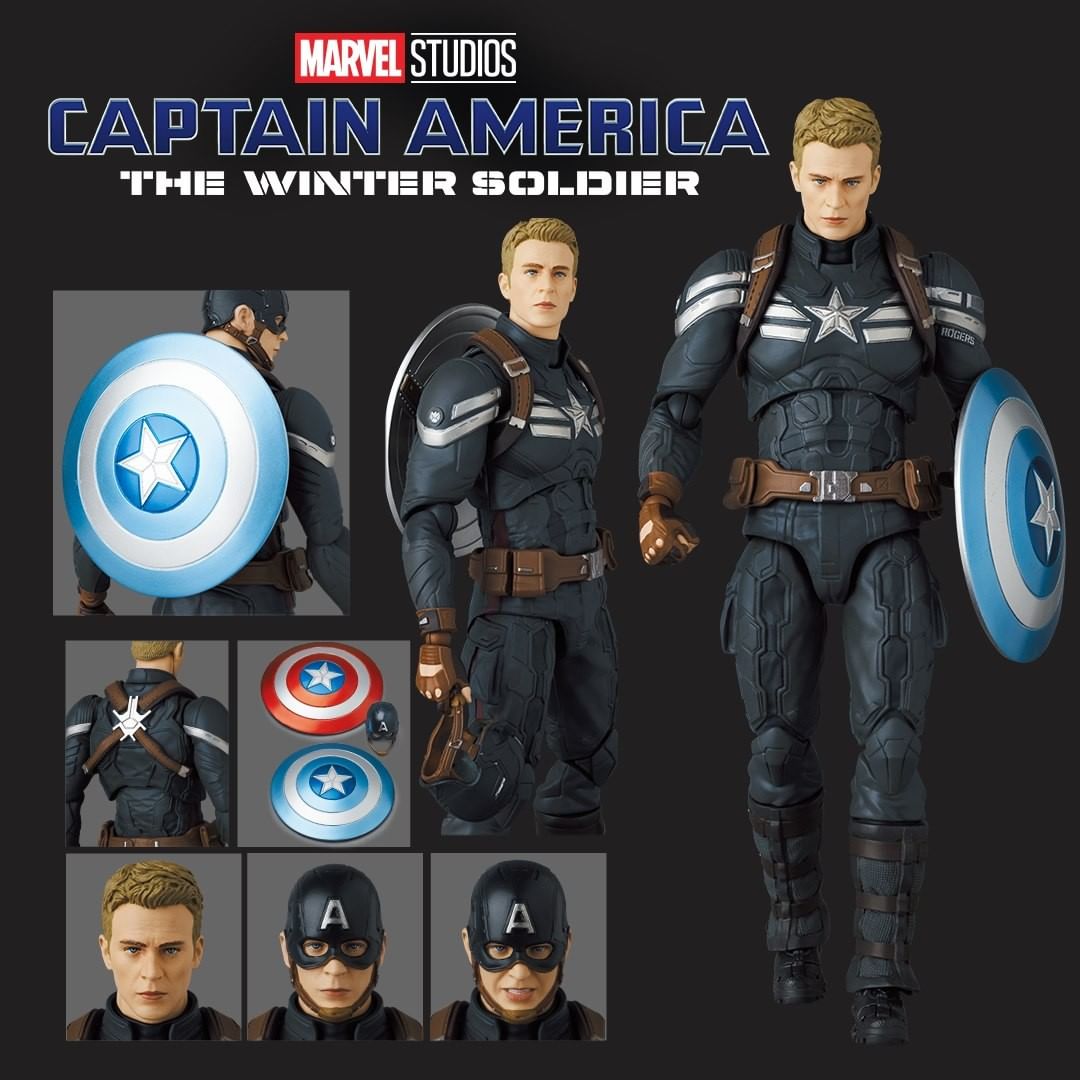 Medicom Toy Mafex No.202 Captain America (Stealth Suit)