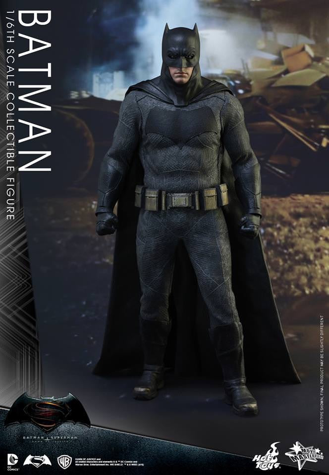 Hot Toys Batman v Superman: Dawn of Justice - Batman MMS342 (Regular Edition)(Without Bonus Accessory)