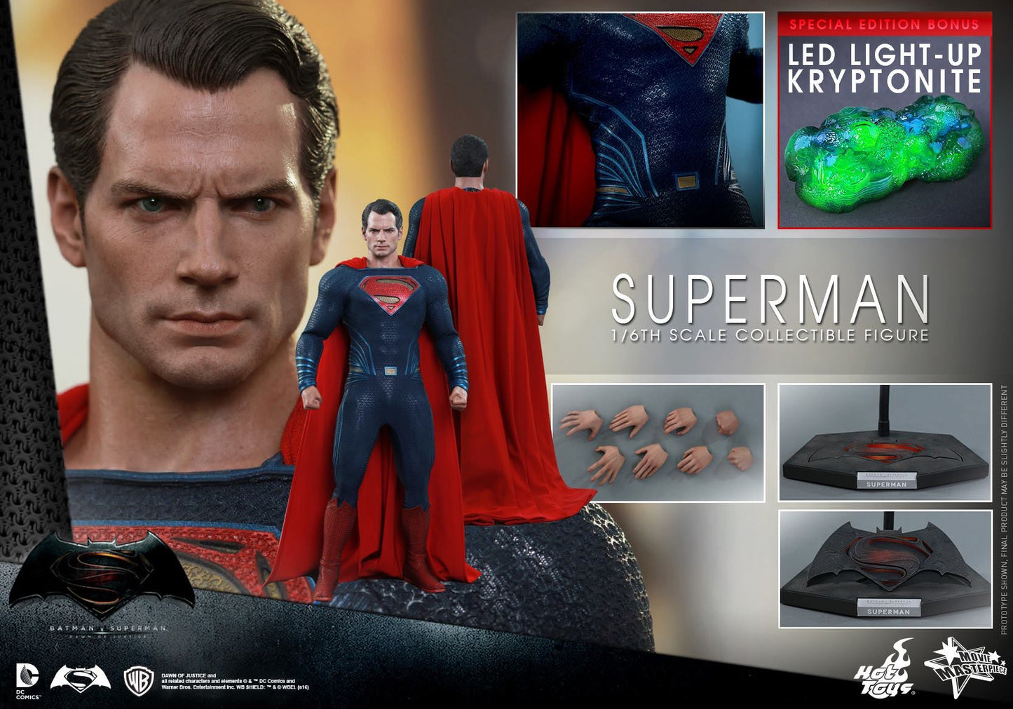 Hot Toys Batman v Superman: Dawn of Justice : Superman (Exclusive Edition) MMS343