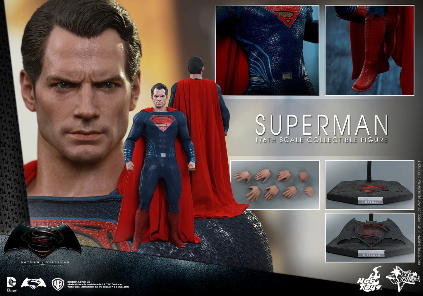 Hot Toys Batman v Superman: Dawn of Justice : Superman (Regular Edition) MMS343