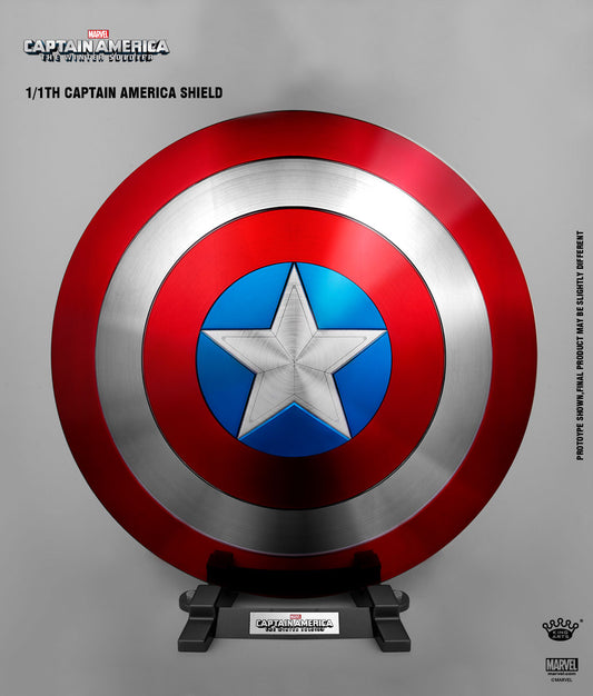 King Arts Captain America 2 - The Winter Soldier: Shield Replica - Classic Red Pedestal Style