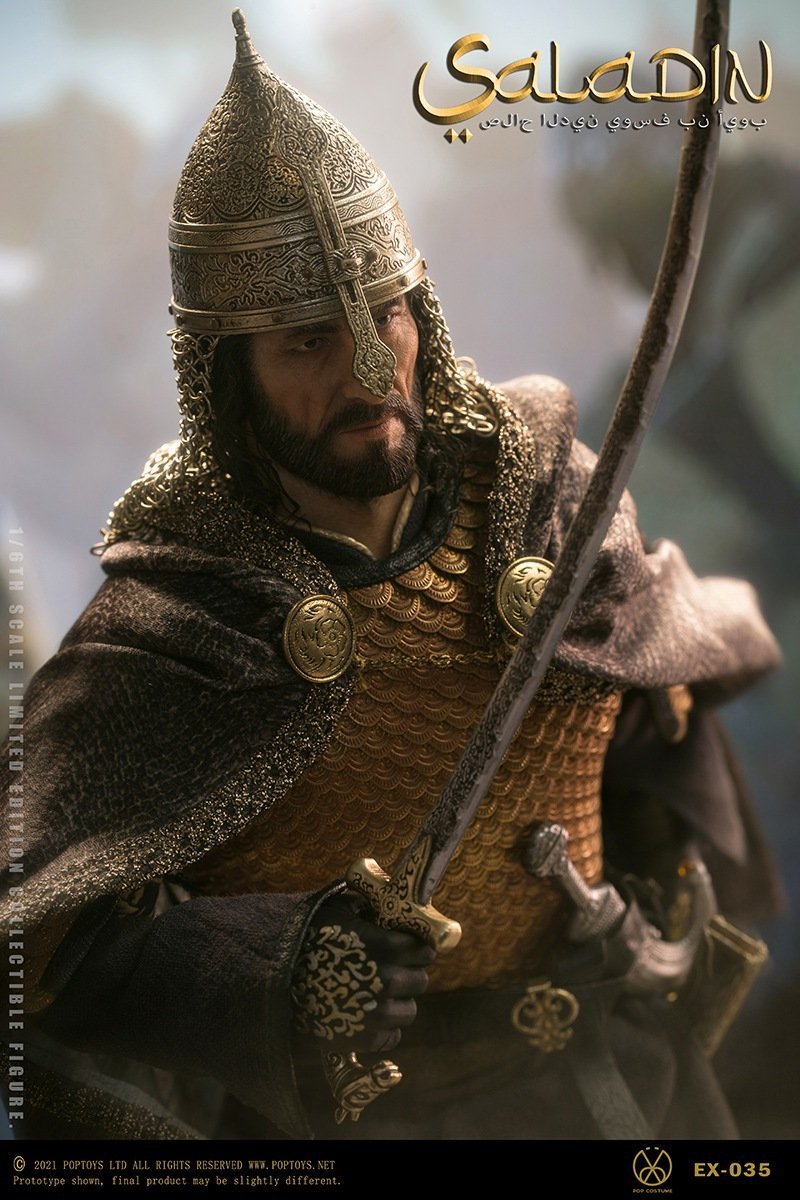 POPTOYS 1:6 “Nothing,Everything” Saladin Fine copper handmade armor