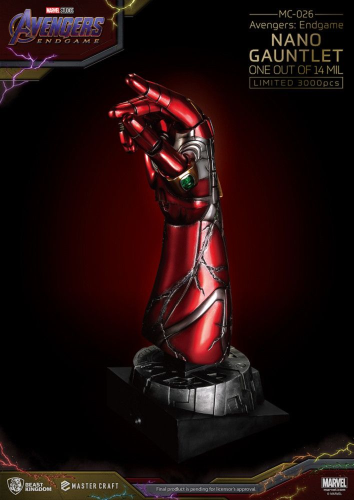 Beast Kingdom Avengers: Endgame Master Craft Life Size Nano Gauntlet