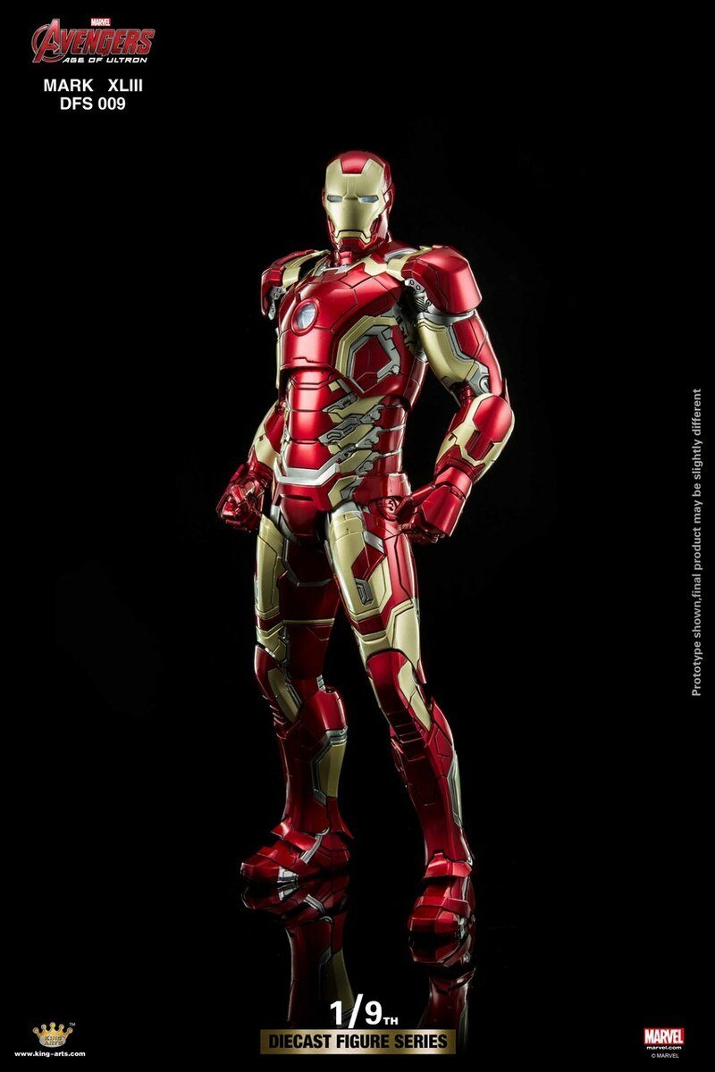 King Arts 1:9 Scale Iron Man Mark XLIII Collectible Figure