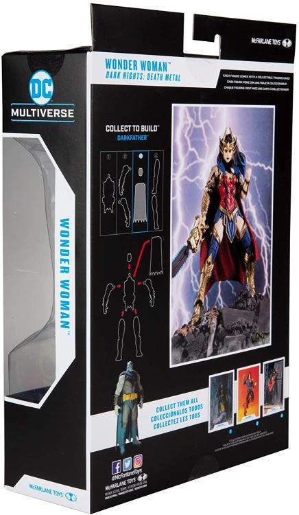 McFarlane Toys Dark Nights: Death Metal DC Multiverse Wonder Woman Action Figure (Collect to Build: Dark Father)