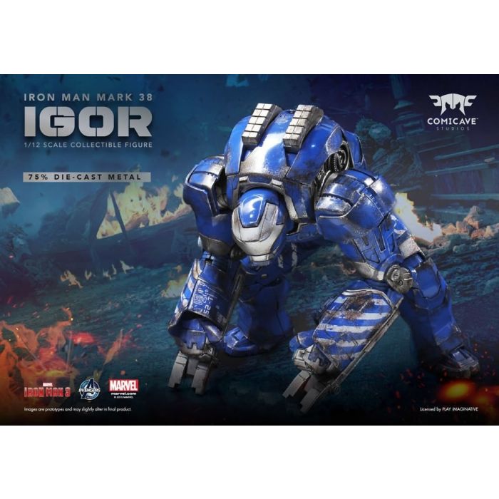 Comicave Studios 1:12 Scale Iron Man Mark XXXVIII - Armor Collectible Figure