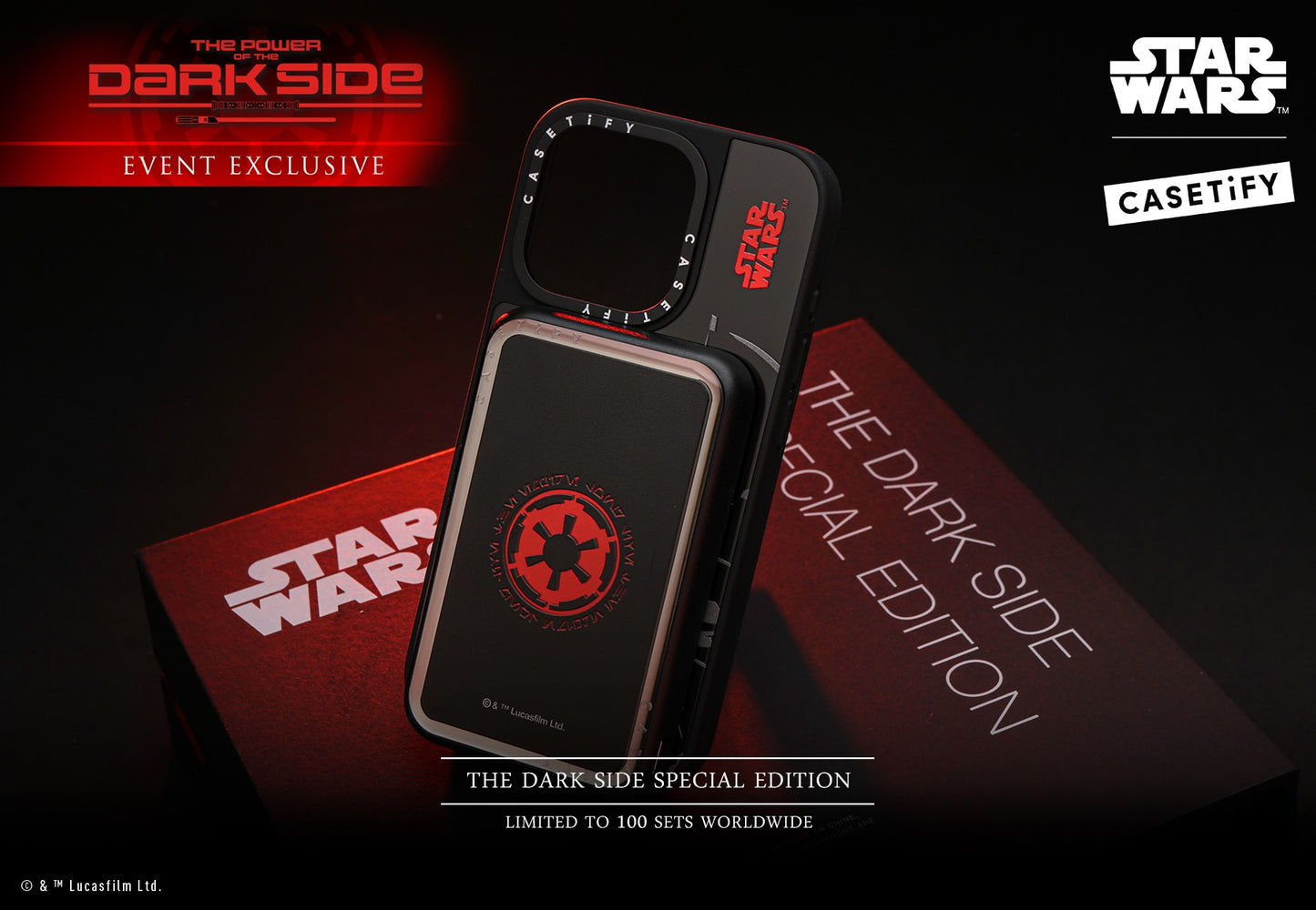 Hot Toys x CASETiFY Collaborative Project Launches [Exclusive Worldwide] The Dark Side Special Edition - Limited to 100 Sets Worldwide