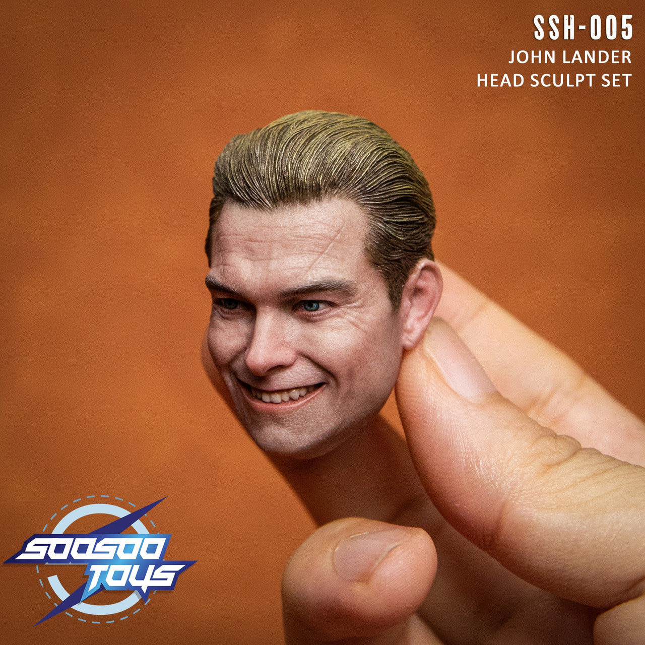 Soosootoys John Lander 1:6 Scale Head Sculpt Duo Set SSH-005